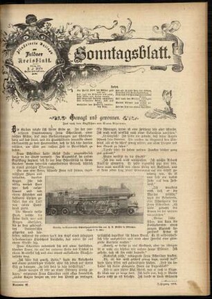 Ausgabe vom Sonntag, den 07. Oktober 1906.