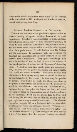 Section 6. The morality of pantheism