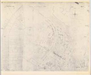 Gärten an der Wohnsiedlung Killesberg, Stuttgart: Lageplan Vermessungskarte 1:500