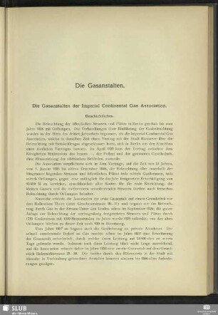 Die Gasanstalten