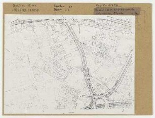 Hauptverkehrsstraßenplanung im Umfeld der Rosenthaler Straße. Berlin, Mitte, Neue Schönhauser Straße/Alte Schönhauser Straße/Wilhelm-Pieck-Straße (Torstraße)/Rosenthaler Straße
