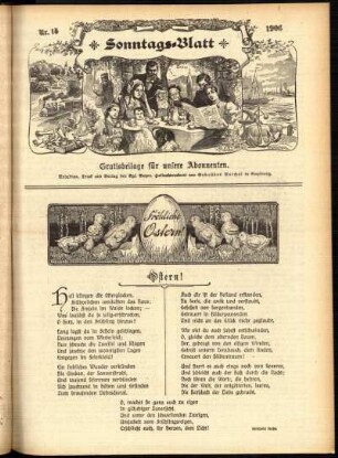 Ausgabe vom Sonntag, den 15. April 1906.