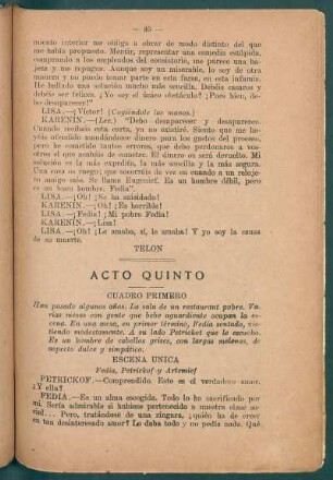 Acto quinto