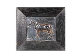 Gerahmtes Relief Pferd "Wainscott"