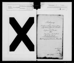 Die Stiftungen Schade, Rupen, Icking, Pagenstecher, Portionisten und Vier Stiftungen: Haushalt 1813