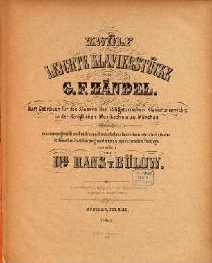12 leichte Klavierstücke