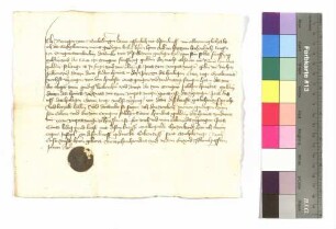 Beringer von Berlichingen, Amtmann zu Öhringen (Orengew): Besoldung; Siegel: Beringer von Berlichingen.