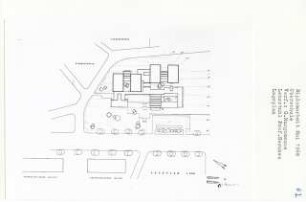 Oberschule (Diplomarbeit bei Bernhard Hermkes): Lageplan 1:500