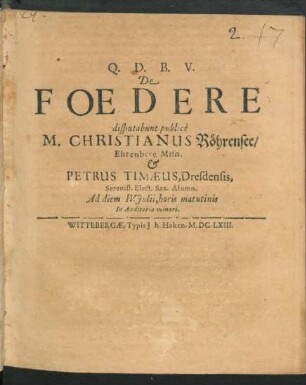 De Foedere