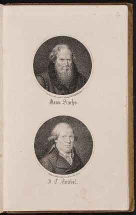 Hans Sachs. J. C. Grübel. - Sachs, Hans; Grübel, Konrad