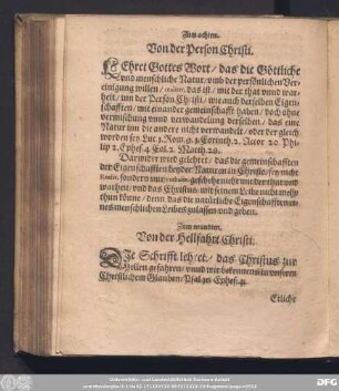 Zum neundten. Von der Hellfahrt Christi.