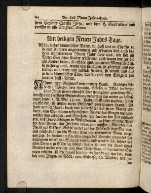 124-139, Am heiligen Neuen Jahrs Tage