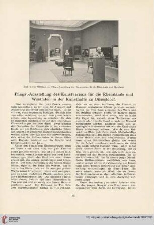 Pfingst-Ausstellung des Kunstvereins für die Rheinlande und Westfalen in der Kunsthalle zu Düsseldorf