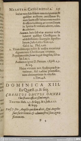 Dominica XIII. Ex Quaest. 31. & seq.