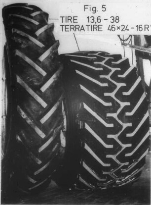 Fig.5 Tire 13,6-38, Terra-Tire 46x24 - 16R