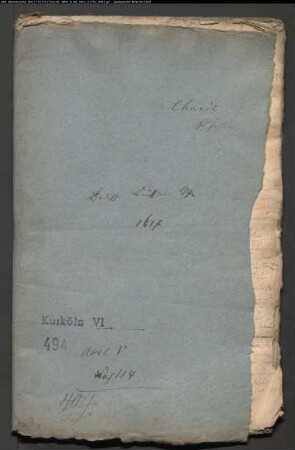 Protokoll der kaiserlichen Kommission betreffend den Tag zu Frankfurt