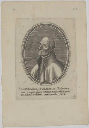 Bildnis des Nicolavs Bobadilla