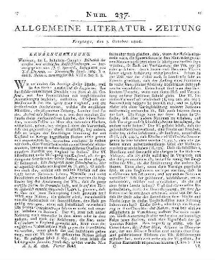 1806: Allgemeine Literatur-Zeitung