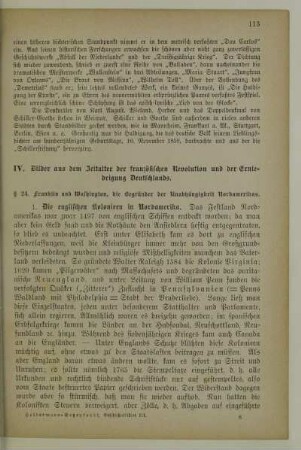 IV. Bilder aus dem Zeitalter der französischen Revolution und der Erniedrigung Deutschlands