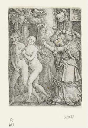 Vertreibung aus dem Paradies, Blatt 5 der Folge "Geschichte von Adam und Eva"