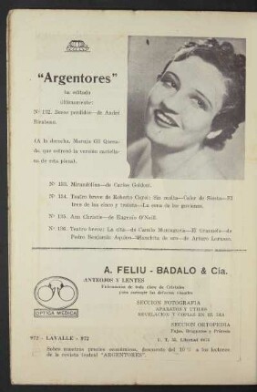 "Argentores" ha editado últimamente
