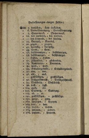Verbesserungen einiger Fehler: