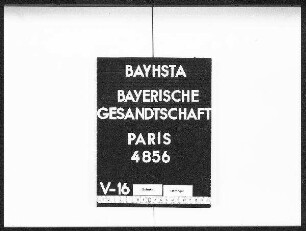 Schnöd, Nikolaus, Schneider in Lyon, Reisepaß