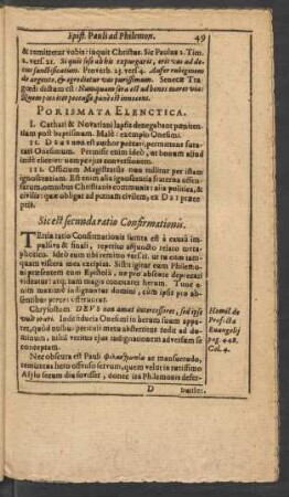 Porismata Elenctica.