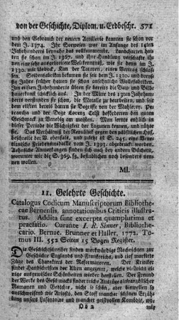 Catalogus codicum manuscriptorum bibliothecae Bernensis. Tom.III.