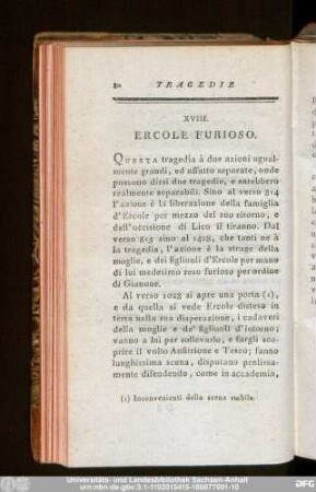 XVIII. Ercole Furioso.