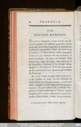 XVIII. Ercole Furioso.