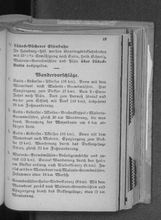 Wandervorschläge.