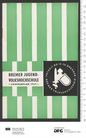 Jugendprogramm 2. Trimester 1957