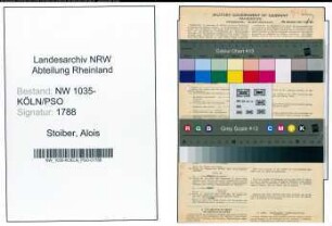Entnazifizierung Alois Stoiber , geb. 10.07.1885 (Aufseher)