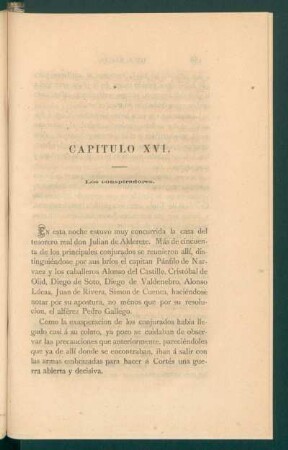 Capítulo XVI. - Los conspiradores.
