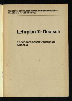 1989: Klasse 3