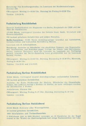 Fachabteilung Berliner Autobücherei