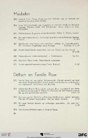 Delftsch en Famille Rose (Nr. 872-876)