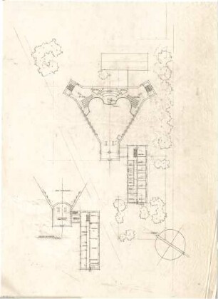 Gsaenger, Gustav; Nürnberg (Bayern); Reformations- Gedächtnis- Kirche - Grundriss Keller