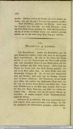130. Maulwürfe zu vertreiben
