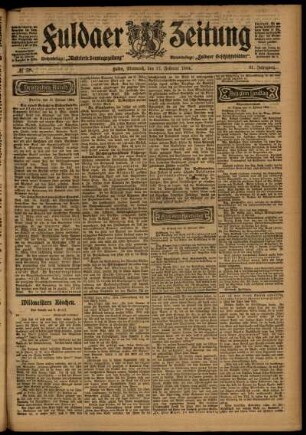 Ausgabe vom Mittwoch, den 17. Februar 1904.