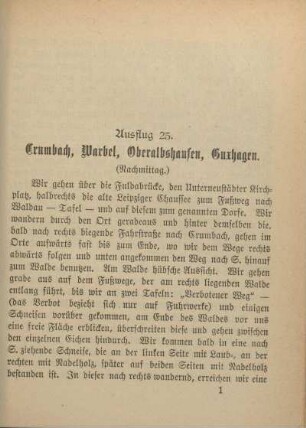 Ausflug 25. Crumbach, Warbel, Oberalbshausen, Guxhagen.
