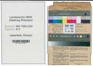 Entnazifizierung Richard Ueberfeldt , geb. 21.05.1901 (Baufuehrer)