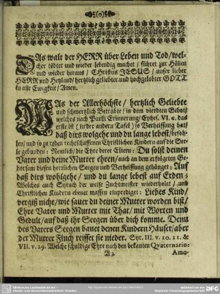 Leichenpredigt : Christliche Leich-Predigt