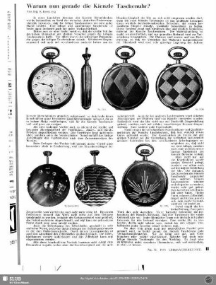Warum nun gerade die Kienzle Taschenuhr?