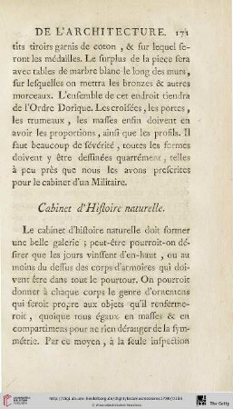 Cabinet d’Histoire naturelle