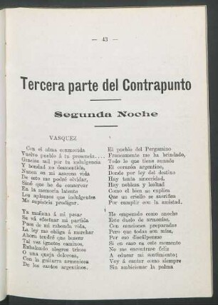 Tercera Parte del Contrapunto