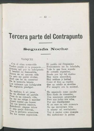 Tercera Parte del Contrapunto