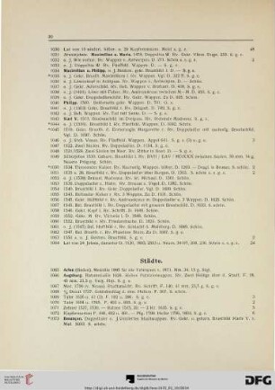 Städte (Nr. 1065-1150)