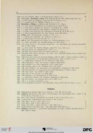 Städte (Nr. 1065-1150)